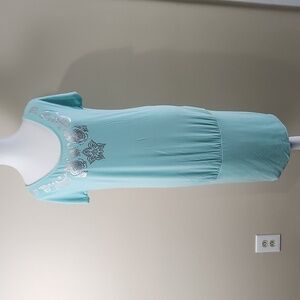 Venus Mint Green Short Sleeve Dress S